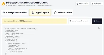 Firebase Authentication Client